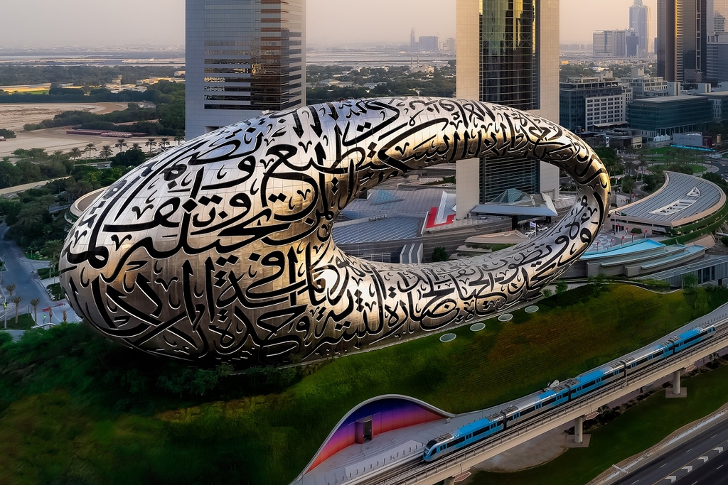 두바이 '미래 박물관' 개관