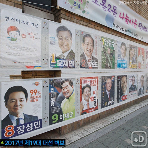 [여행honey] 역대 대통령선거 벽보 살펴보니 - 9