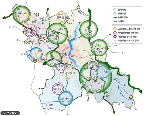 용인시민 1인당 공원녹지 6.5→15.7㎡…2035 공원녹지계획 수립