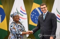 보우소나루, WTO 사무총장 면담…비료 공급 지원 촉구