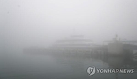 서해 짙은 안개…인천 3개 항로 여객선 운항 차질