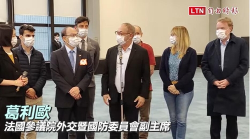 중국, 프랑스 의원들 대만 방문에 "정치적 왕래 반대"