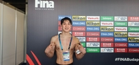 남자 평영 50ｍ 준결승에서 9위를 차지한 최동열.