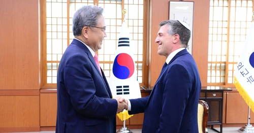 박진 외교장관, 주한 이스라엘 대사 접견…양자관계 발전 논의