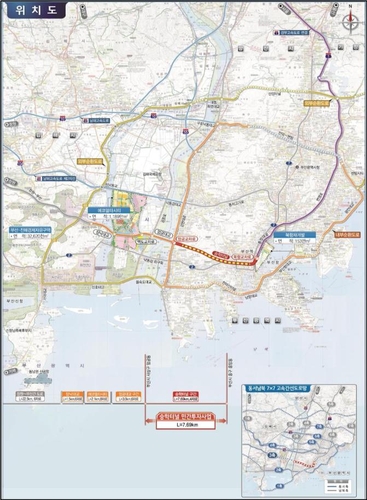 부산 엄궁동∼중앙동 승학터널 2029년 초 개통 추진