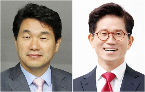 (왼)이주호 전 교육과학기술부 장관-김문수 전 경기도지사