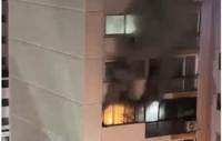 대전 아파트서 화재…40대 경상