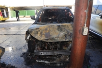 부천 공업사 입고된 SUV서 불…차량 3대 피해