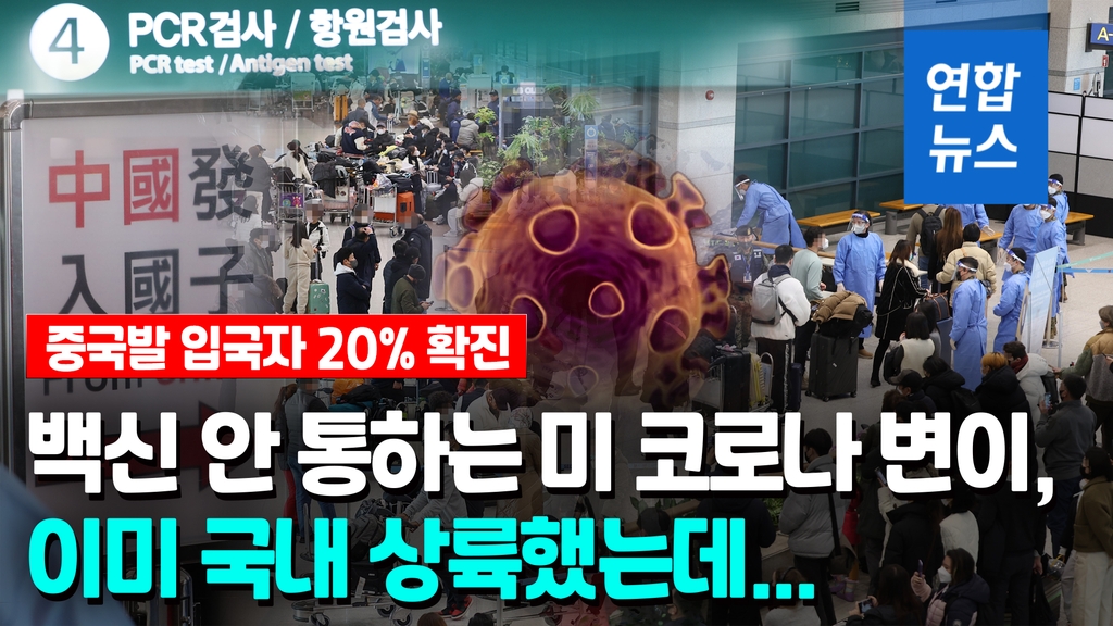 [영상] 중국발 입국자 20% 확진…美 비상 '최신 변이'도 유입 - 2