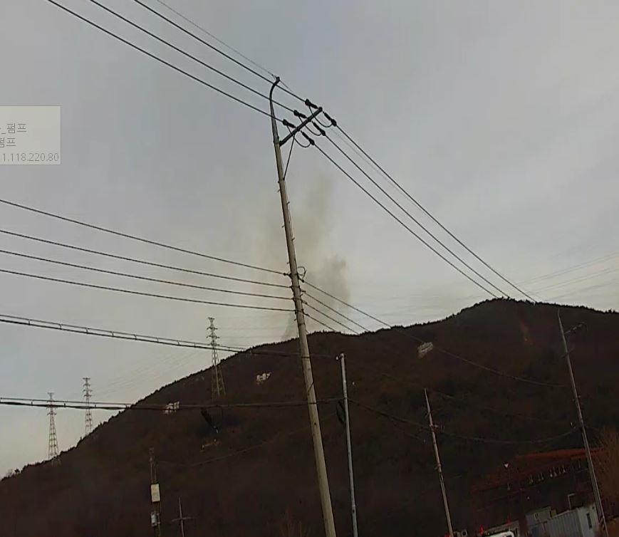 포항 장기면 산불