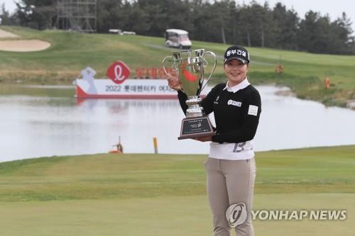 대회 2연패와 세번째 우승을 노리는 장수연.