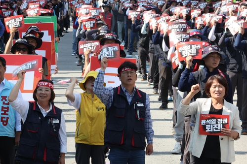 전북서도 "정부 퇴진하라" 대규모 집회