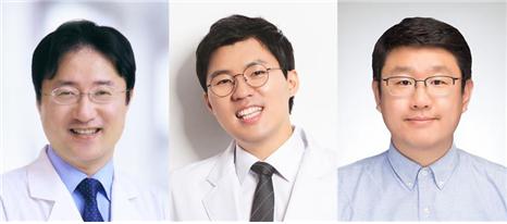 (왼쪽부터) 서울대병원 양한모 교수, 박찬순 임상강사, 숭실대 한경도 교수