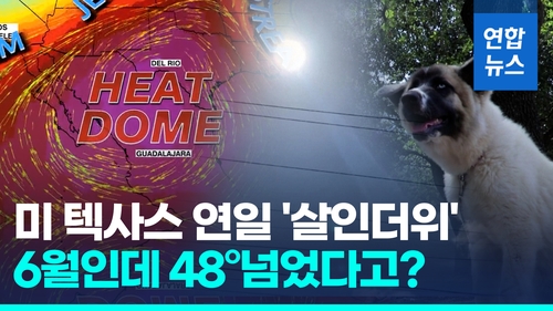 [영상] 6월의 새로운 데스밸리?…미 텍사스 연일 '살인더위'