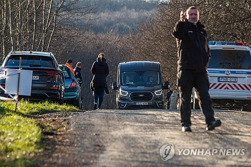 경주용 자동차 사고 현장