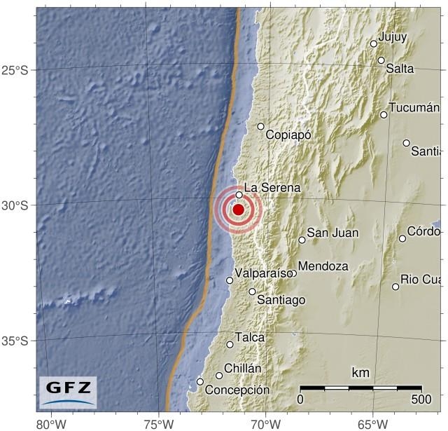칠레 중부 해안 인근서 규모 5.1 지진