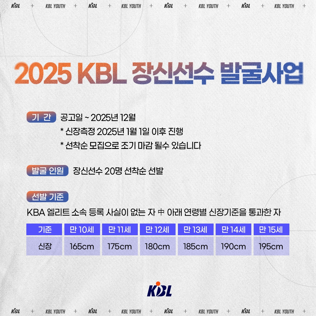 KBL 장신선수 발굴사업