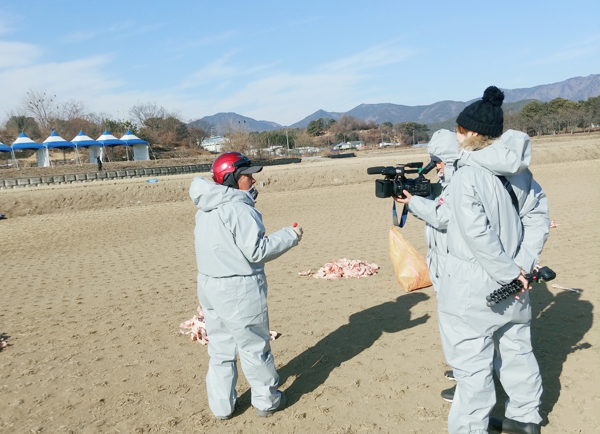 경남 고성군 찾은 일본 취재팀