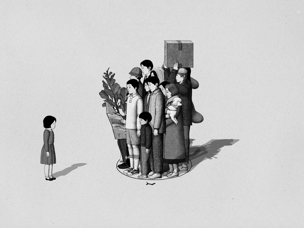 정유미 감독 단편 애니메이션 '서클' 속 한 장면