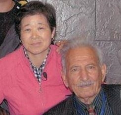 2010년 재회 당시의 고인과 쉴레이만 하사