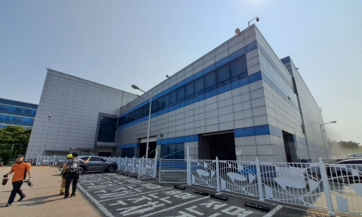 용인 르노코리아 연구소서 차량 테스트중 불…대응 1단계 진화중