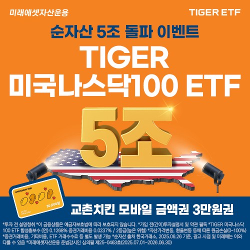 미래운용 'TIGER 미국 나스닥100 ETF' 순자산…