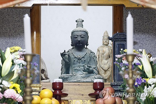 고려불상 돌려받은 日쓰시마 절, 韓부석사에 3차원 데이…