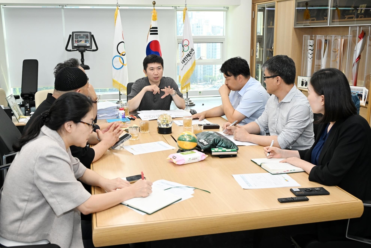 운동선수 학부모연대, 유승민 대한체육회장과 간담회 개최