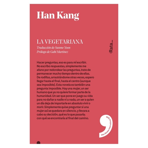 'La vegetariana' de Han Kang recibe un premio literario español