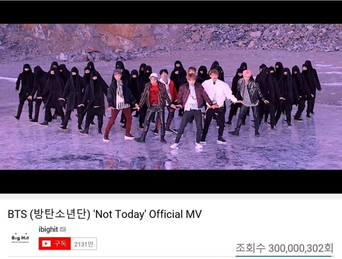 'Not Today' de BTS supera los 300 millones de visualizaciones en YouTube