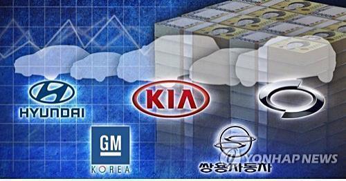 Las ventas de automóviles de Corea del Sur en octubre caen un 3,9 por ciento en medio de la desaceleración mundial