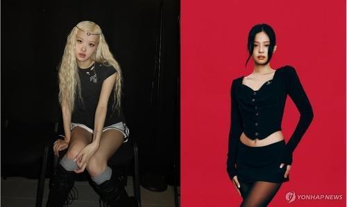 En esta foto compuesta, sin fechar, se puede ver a Rosé (izda.) y Jennie, de BLACKPINK, tomadas de la cuenta de Instagram de Rosé y de OA Entertainment. (Prohibida su reventa y archivo)