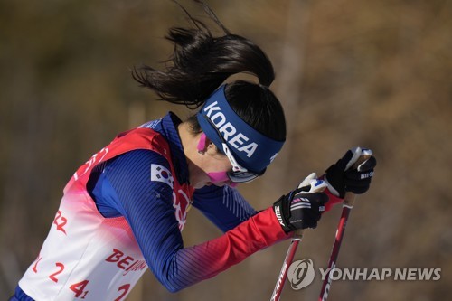 -올림픽- 한국, 크로스컨트리 여자 팀 스프린트 클래식 22위