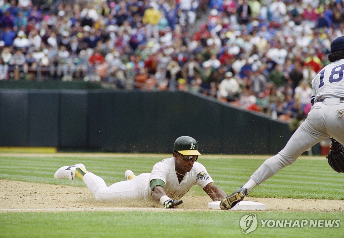 22일 타계한 MLB 통산 도루 1위 헨더슨