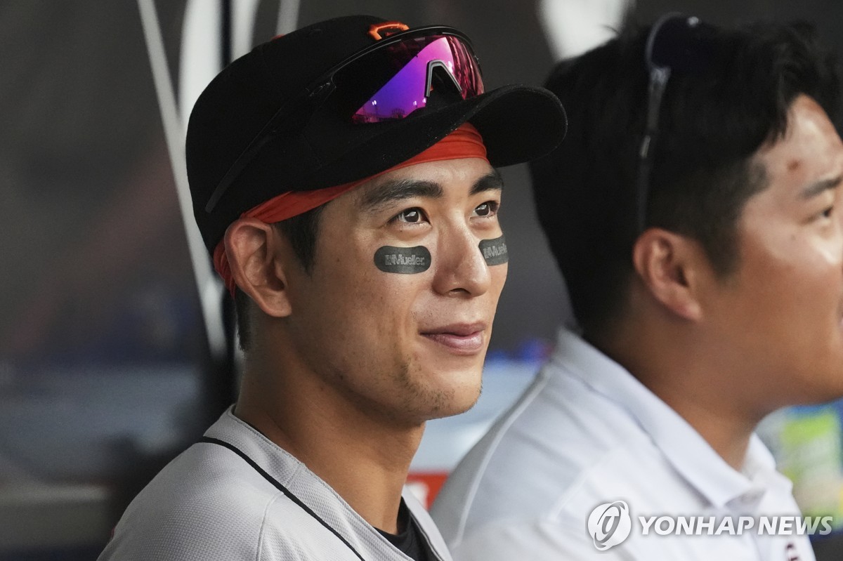 Giants' Lee Jung-hoo ends subpar June with hitless game | Yonhap News Agency
