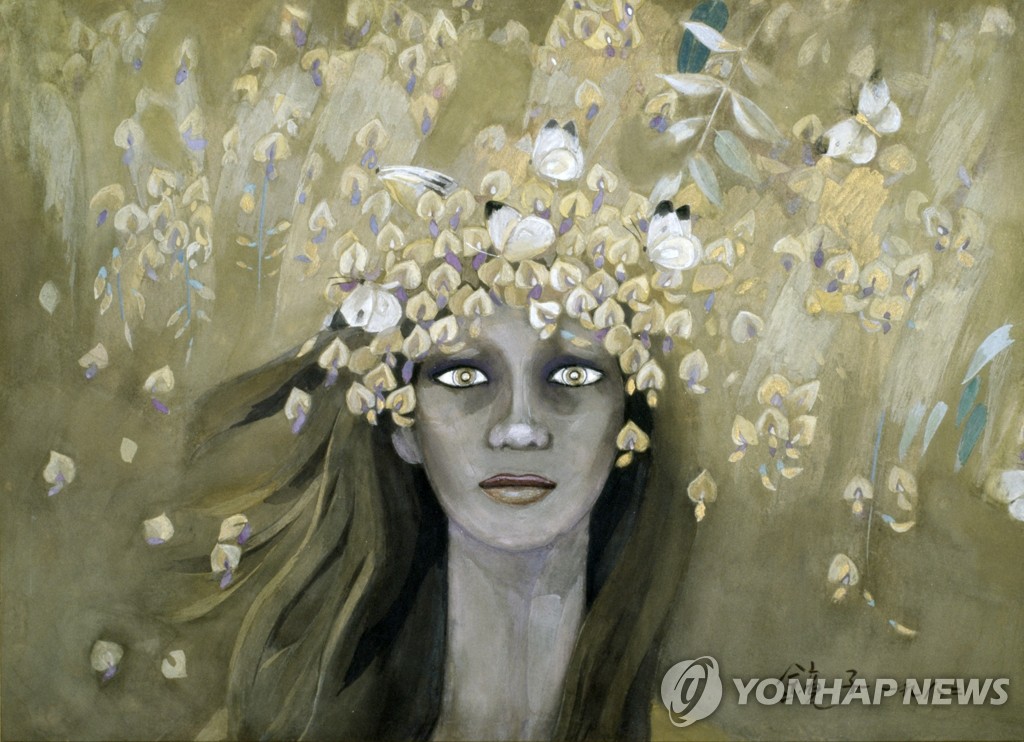 한국 미술품의 가격지수 KAMP50이 개발되었다. 사진은 화가 천경자의 '황락'(자료사진)