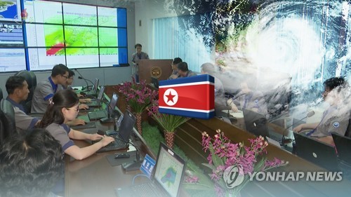 북한도 태풍 '솔릭'에 긴장…"철저한 사전대책 세워야" (CG)