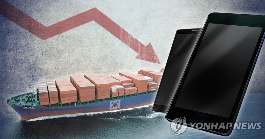 S. Korea's handset exports down 33 pct in March - 1