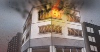 충남 아산 빌라서 화재…70대 남성 숨져