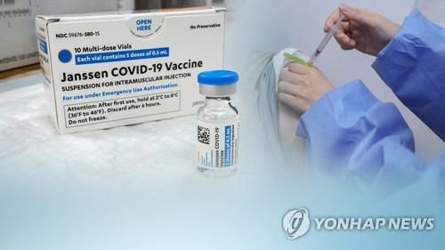 ヤンセンファーマの新型コロナウイルスワクチン（コラージュ）＝（聯合ニュースＴＶ）