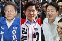 이재명 45%·김문수 36%·이준석 10%…李 6%p 하락, 金 7%p 상승[한국갤럽]