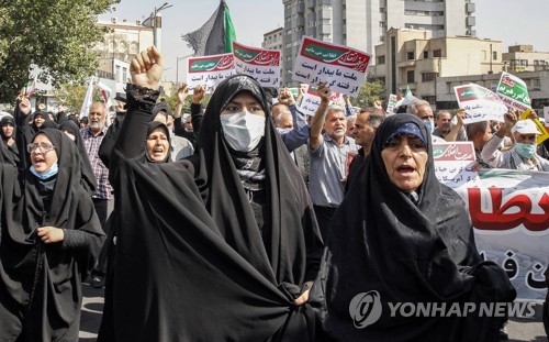 이란 '히잡 의문사' 시위서 35명 사망…전방위 분노에 반정부 시위 '들불'