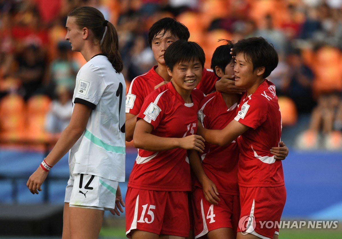 북한, U-20 여자 월드컵 8강 진출…오스트리아 5-2 대파