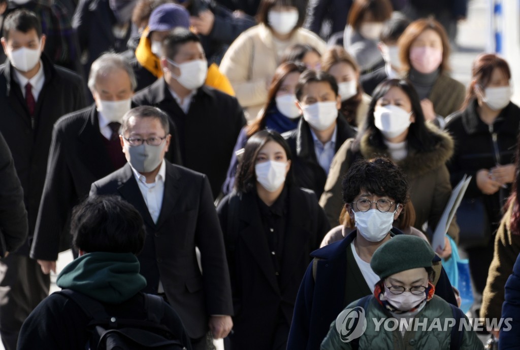 코로나 확진자 급증하는 일본…도쿄 모습