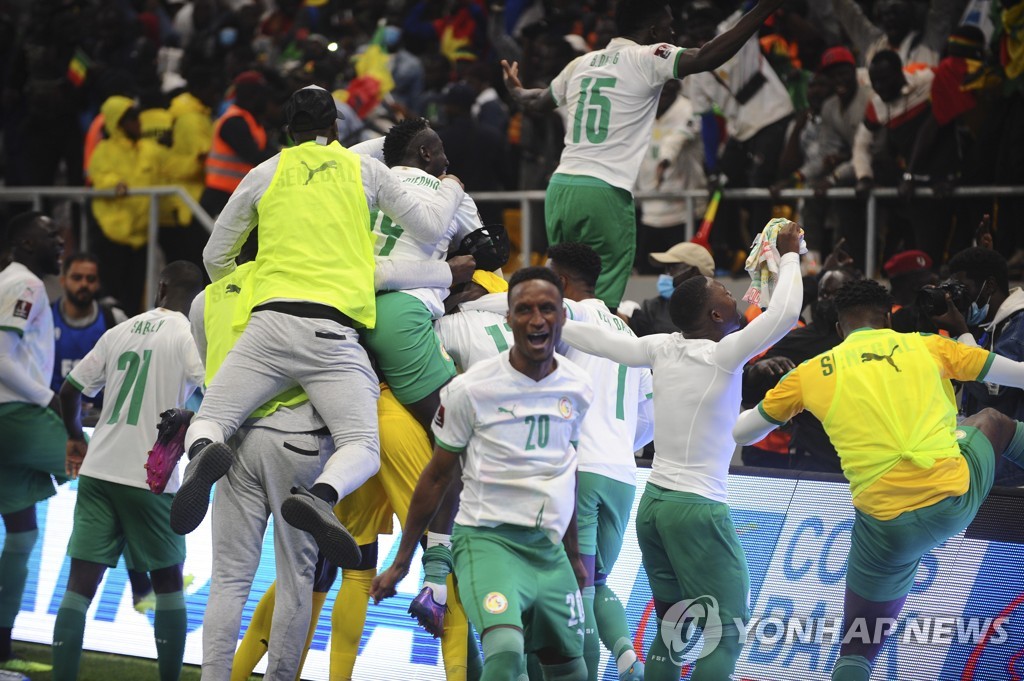 월드컵 본선 진출 확정한 세네갈