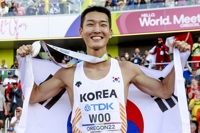 [세계육상] '우상혁 은메달' 앞세운 한국 육상, 역대 최고 '공동 33위'