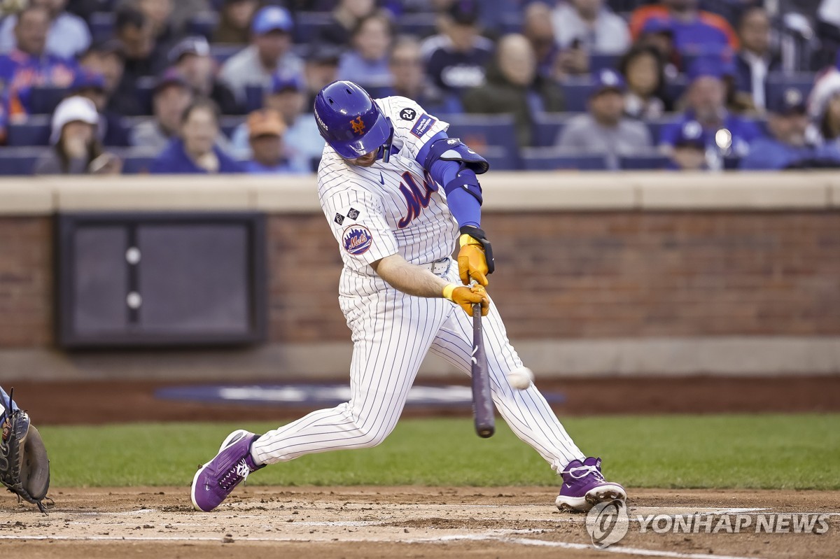 MLB 메츠, 다저스 잡고 NLCS 6차전으로…알론소 선제 석점포