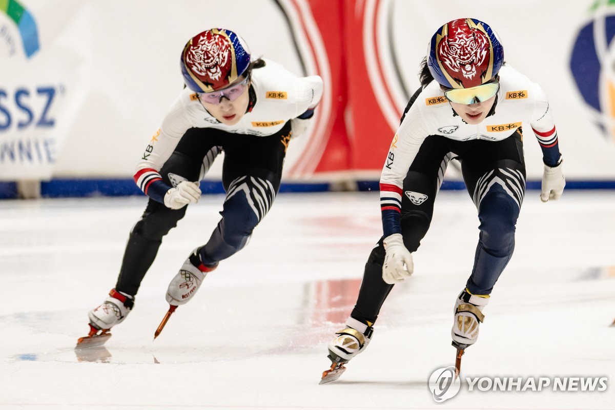 S. Korea takes 3 titles at Short Track World Tour in Poland