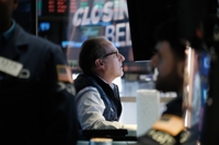 NYSE 입회장에 트레이더의 모습