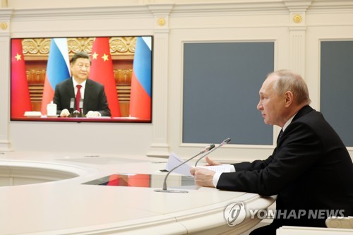 푸틴, 시진핑 내년 봄 모스크바 초대 "군사적 협력 강화 목표"(종합)